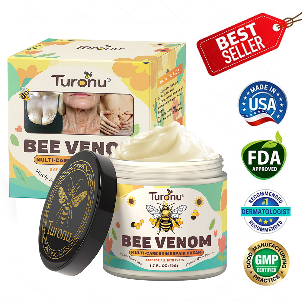 Turonu®🇺🇸 Bee Venom Multi-Care Repair Cream | See Results in Just 7 Days – Breast Firming | Wrinkle Reduction | Skin Tightening! ✅