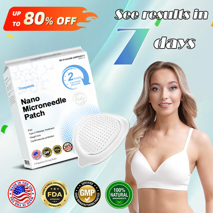 【Lmipki® Official Store】 NIDDK-Tirzepatide Nano Microneedle Patch 🇺🇸🏥（Zero Pain, 24/7 Release | Lose 20lbs FAST | 90% Sugar Drop | ）